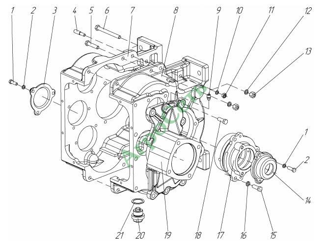 Коробка диапазонов 4-х ступенчатая МВГ-12 02 000Б