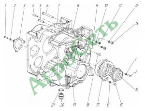 Коробка диапазонов 4-х ступенчатая МВГ-12 02 000Б