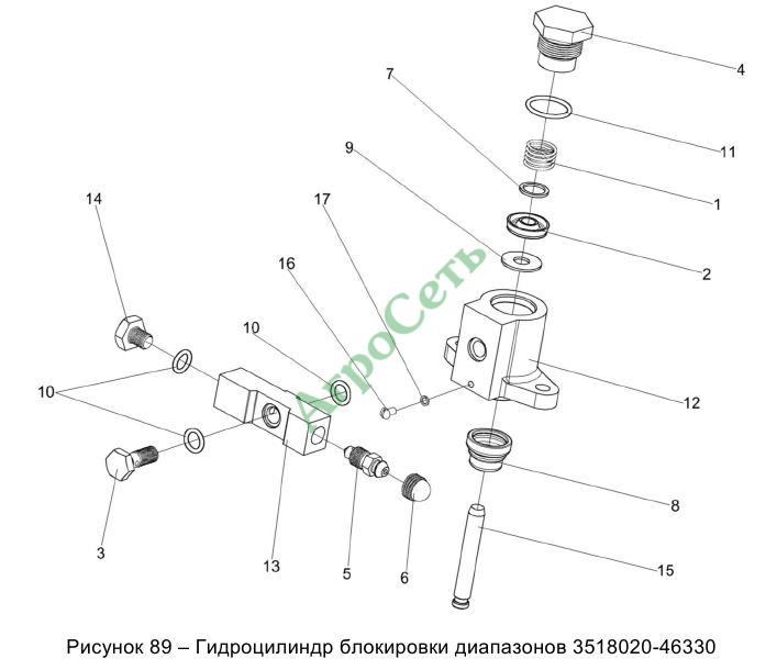 ГИДРОЦИЛИНДР КЗК-10-0602500