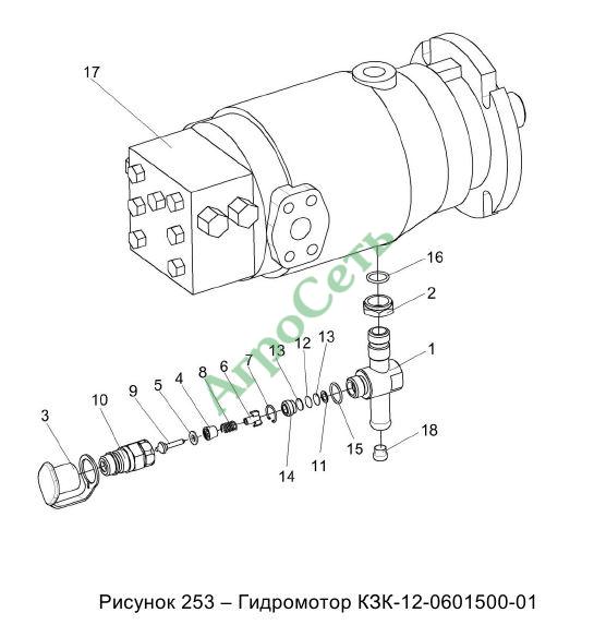 ГИДРОМОТОР КЗК-12-0601500-01