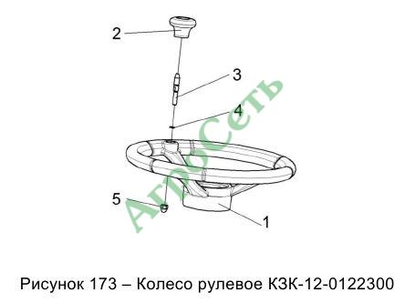 КОЛЕСО РУЛЕВОЕ КЗК-12-0122300