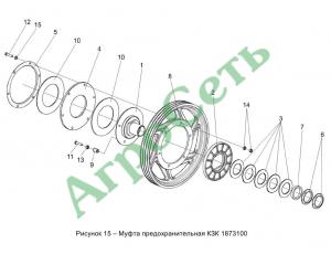 МУФТА ПРЕДОХРАНИТЕЛЬНАЯ КЗК 1873100