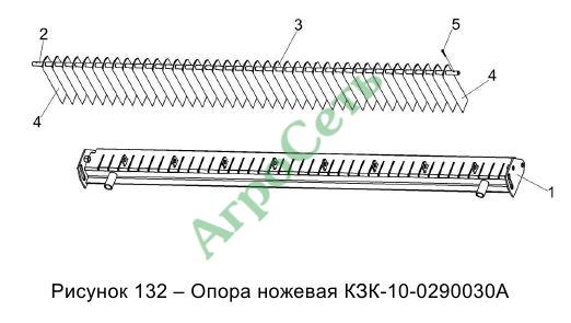 ОПОРА НОЖЕВАЯ КЗК-10-0290030A