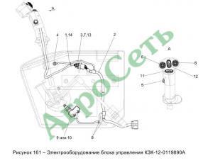 ЭЛЕКТРООБОРУДОВАНИЕ БЛОКА УПРАВЛЕНИЯ КЗК-12-0119890А