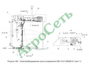 ЭЛЕКТРООБОРУДОВАНИЕ ПУЛЬТА УПРАВЛЕНИЯ КЗК-12-0119500Б-01