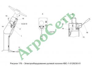 ЭЛЕКТРООБОРУДОВАНИЕ РУЛЕВОЙ КОЛОНКИ КВС-1-0129230-01