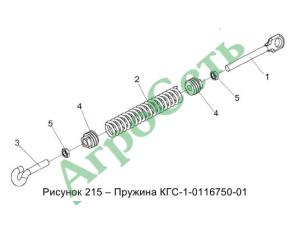 ПРУЖИНА КГС-1-0116750-01