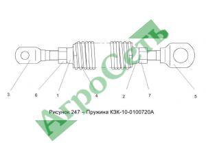 ПРУЖИНА КЗК-10-0100720А