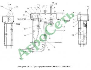 ПУЛЬТ УПРАВЛЕНИЯ КЗК-12-0119500Б-01