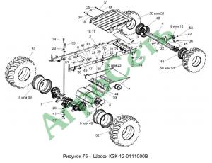 ШАССИ КЗК-12-0111000В