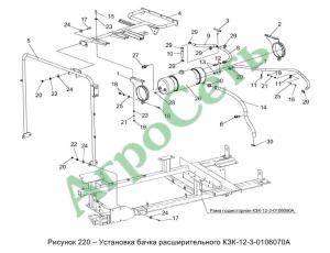 УСТАНОВКА БАЧКА РАСШИРИТЕЛЬНОГО КЗК-12-3-0106070А