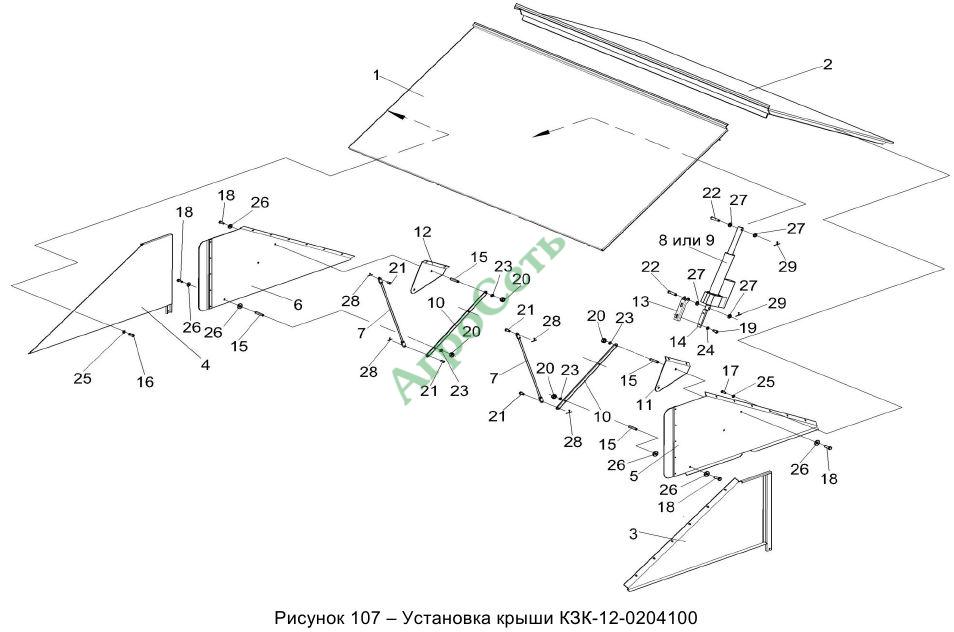 УСТАНОВКА КРЫШИ