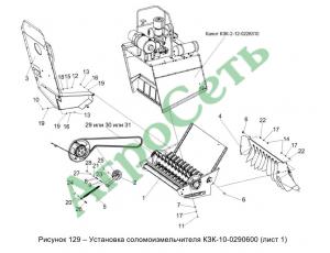 УСТАНОВКА СОЛОМОИЗМЕЛЬЧИТЕЛЯ КЗК-10-0290600