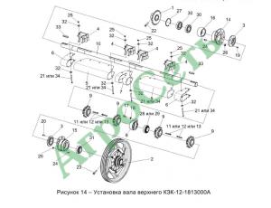 УСТАНОВКА ВАЛА КЗК-12-1800611