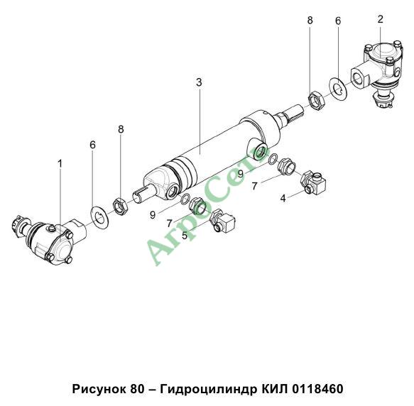 ГИДРОЦИЛИНДР КИЛ 0118460