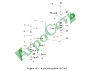 ГИДРОЦИЛИНДР ПКК 0113200