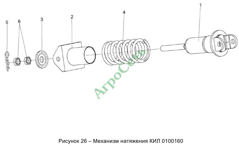 МЕХАНИЗМ НАТЯЖЕНИЯ КИЛ 0100160