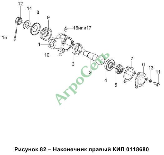 НАКОНЕЧНИК ПРАВЫЙ КИЛ 0118680