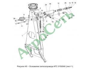 ОСНОВАНИЕ СИЛОСОПРОВОДА КГС 0150040