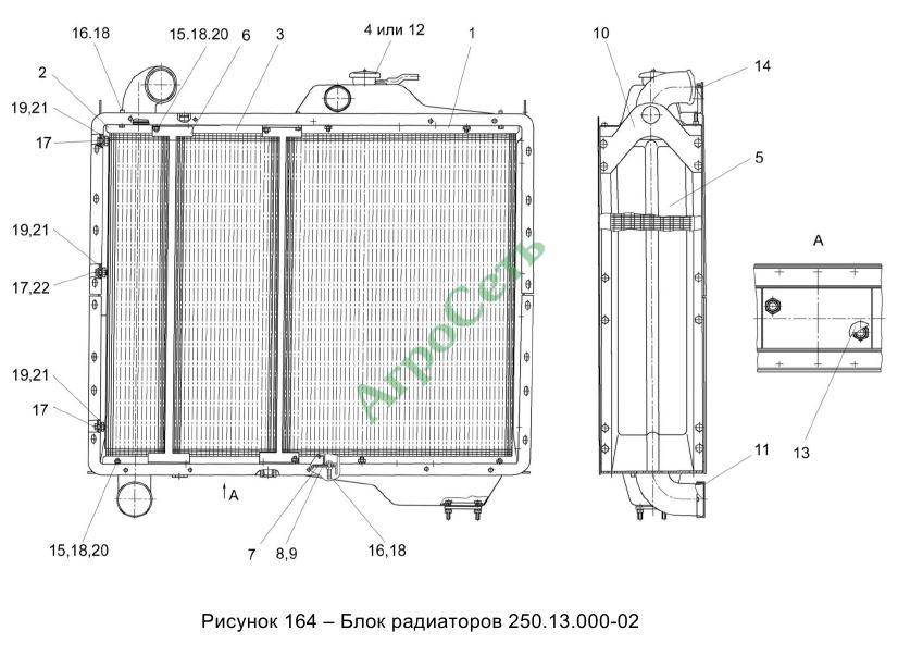 БЛОК РАДИАТОРОВ 250.13.000-02