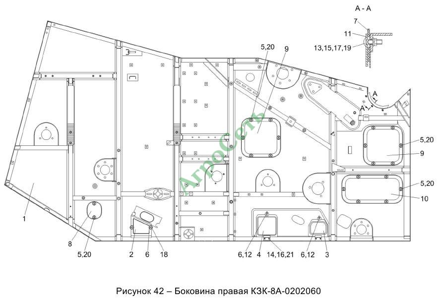 БОКОВИНА ПРАВАЯ КЗК-8А-0202060
