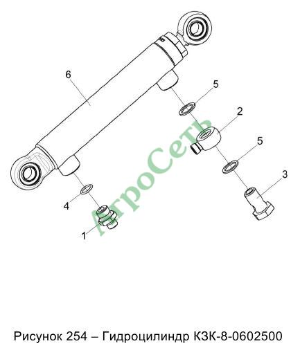 ГИДРОЦИЛИНДР КЗК-8-0602500