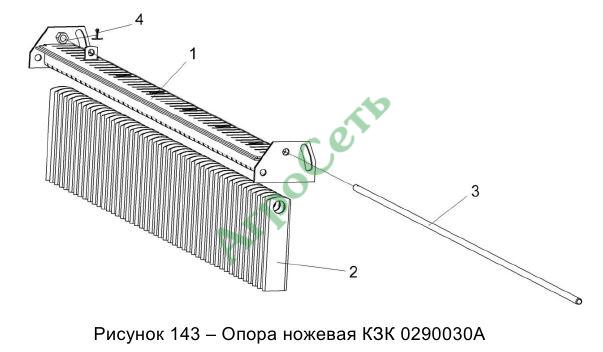 ОПОРА НОЖЕВАЯ КЗК 02900030А