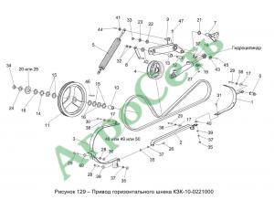 ПРИВОД ГОРИЗОНТАЛЬНОГО ШНЕКА КЗК-10-0221000