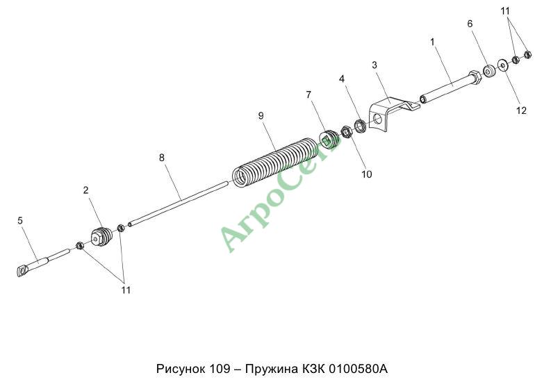 ПРУЖИНА КЗК 0100580А