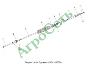 ПРУЖИНА КЗК 0100580А