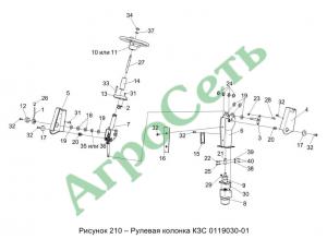 РУЛЕВАЯ КОЛОНКА КЗС 0119030-01