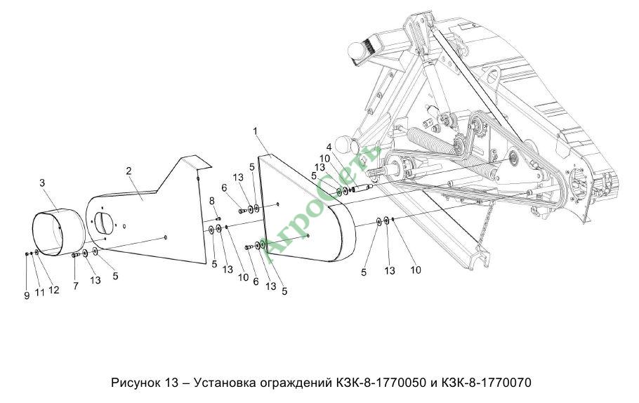 УСТАНОВКА ОГРАЖДЕНИЙ КЗК-8-1770050 и КЗК-8-1770070
